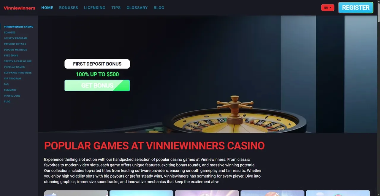 Vinniewinners Casino Casino